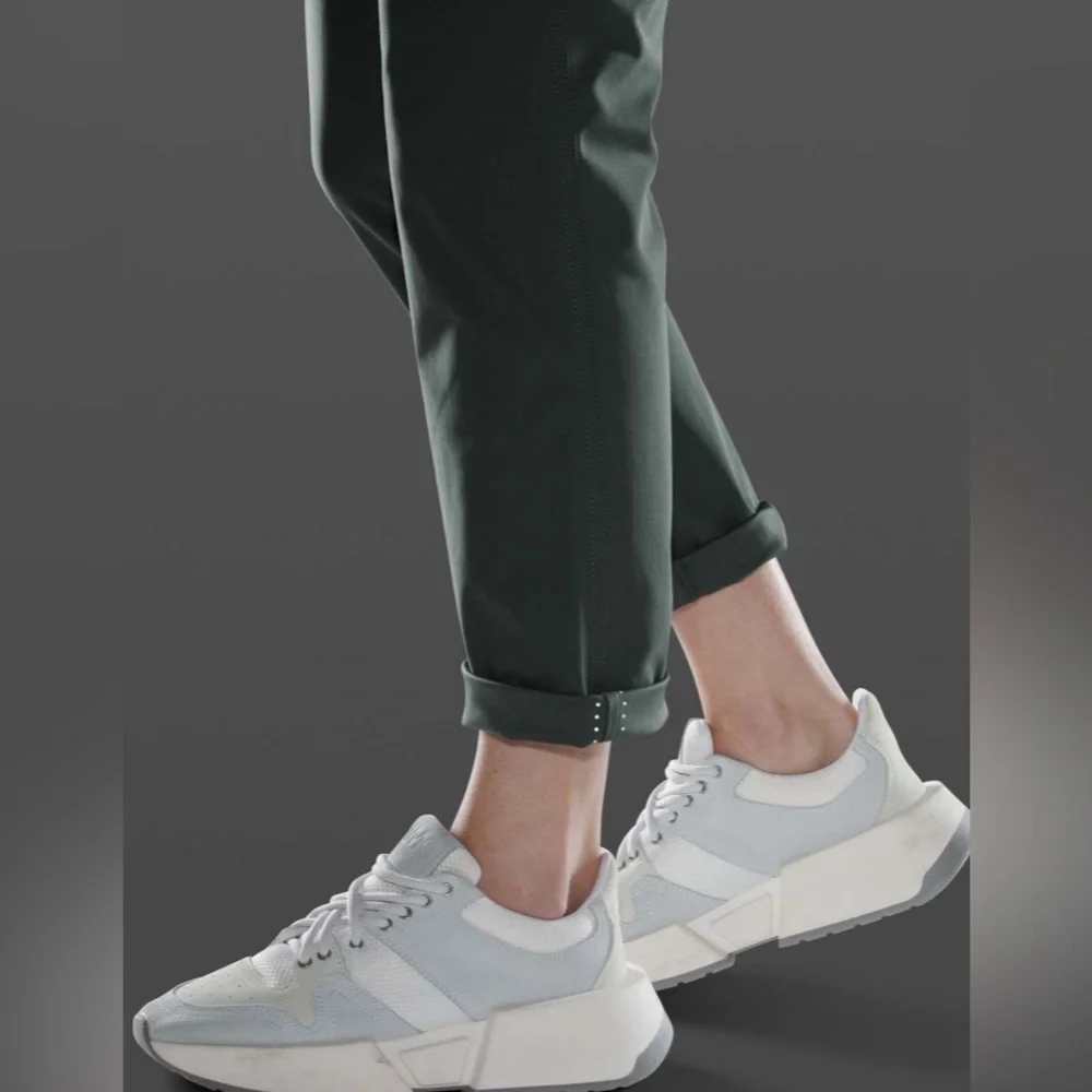 Lululemon City Sleek 5 Pocket 7/8 Pant Smoked Spruce $128 retail EUC WARPSTREME - Picture 3 of 4